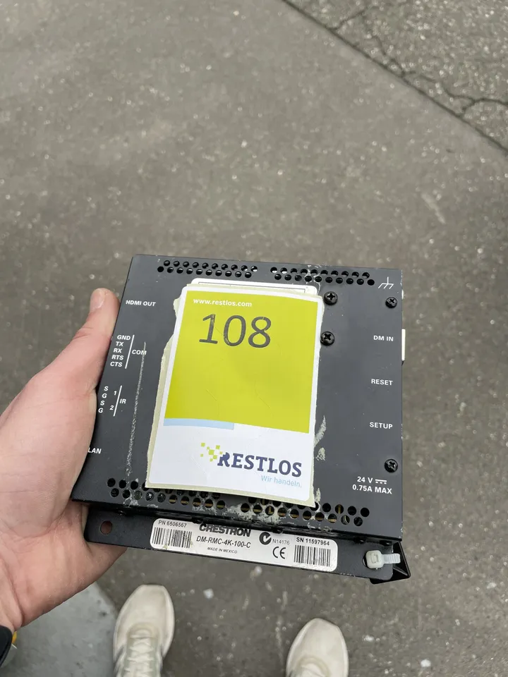 Crestron DM-RMC-4K-100-C DM Room Controller